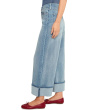 Petite Morgan High-Rise Cuffed Wide Leg Jeans