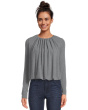 Sona Long Sleeve Bubble Top