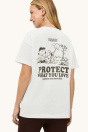 C&A Футболка - негабаритная - Snoopy 2266627 weis