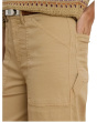Stretch Chino Wide-Leg Cropped Pants