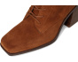 Safina Lace Up Block Heel Combat Bootie