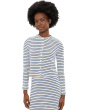 Birdie Top Tuck Stitch Stripe