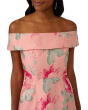 Off Shoulder Jacquard Dress