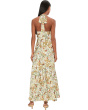 Scarf Tie Neck Halter Maxi Dress