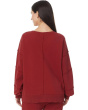 Long Sleeve Seamed Boxy Sweatshirt Black