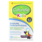 Culturelle, Для детей, пробиотики, иммунная защита, супер ягоды, 30 жевательных таблеток для приема один раз в день
