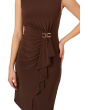 Jersey Buckle Sheath Dress