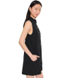 Sleeveless Pleat Pocket Dress