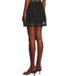 Boyfriend Mini Skirt With Mesh