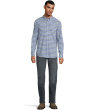 Faraway Plaid Performance Cotton Shirt