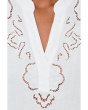 Floral Eyelet Coastalina 3/4 Sleeve Top