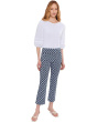 Chainlink - Elastic Waist Pull On Boot Cut Pants