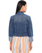 Bracelet Length High Cuff Trucker Jean Jacket