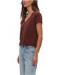 Harlan Cropped V-Neck Tee