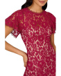 Lace Flounce Short Dress