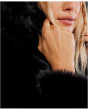 Louder Please Hooded Faux Fur Jacket