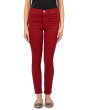 Charlize High-Rise Cigarette Leg With Regular Hem In Red