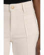Meg High Rise Wide Leg Double Frt Pockets Wide Hem