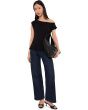 Stride Mid-Rise Wide Leg Jeans