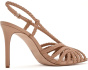 Hannie Caged Toe Slingback Peep Toe Sandals