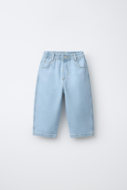 Zara ШИРОКИЕ ДЖИНСЫ С КОНИЧЕСКИМ ВЫРЕЗОМ 503831956-406-18