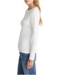 Side Ruched Slub Long Sleeve