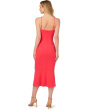 3d Flower Halter Midi Dress