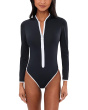 Collective Long Sleeve Zip Front One-Piece