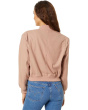 Woven Bomber Jacket with Pockets