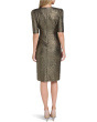 Short Sleeve Sequin Sheath