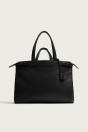 Zara ПОКУПАТЕЛЬ ИЗ КОЖИ черного цвета