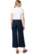 Stretch Chino Wide-Leg Cropped Pants