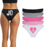 Juicy Couture Women's 5 Pack Cotton Underwear Set