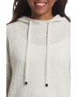 Likely Hood - Honeycomb Cable Stitch Hooded Sweater with drawstring detail