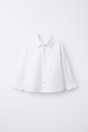 Zara БАЗОВАЯ РУБАШКА ИЗ ХЛОПЧАТОБУМАЖНОЙ ТКАНИ 495698317-250-18