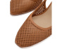 Klaire Perforated Leather Slingback Pumps