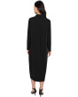 Stretch Jersey Knit Classic Collar Dress