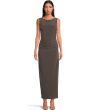 Sleeveless Shirred Waist Gown