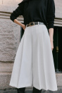 Zara ДЛИННЫЕ ШОРТЫ-БЕРМУДЫ С ПОЯСОМ кремового цвета