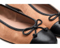 Kara Toe Cap Ballerina Flats