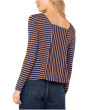 Long Sleeve Square Neck Knit Top