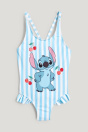 C&A Купальник Lilo & Stitch - ЛАЙКРА® XTRA LIFE™ - полосатый 2248605 белый / синий