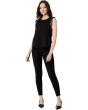Sleeveless Blouse with Trim