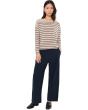 Garment Dyed Terry Wide Ankle Pants