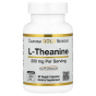 California Gold Nutrition, L-теанин, с AlphaWave®, 200 мг, 60 растительных капсул