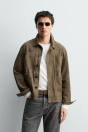 Zara КУРТКА ИЗ ЗАМШИ С КАРМАНАМИ 508044963-102-2