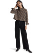 The Signature Poplin Crop Shirt in Plaid