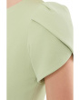 Tulip Sleeve Solid Sheath