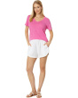 Linen V-Neck Tee