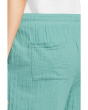 Ribbed Waist Midi Pants